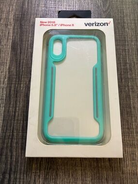 Verizon iPhone X Protective Case in Mint Green